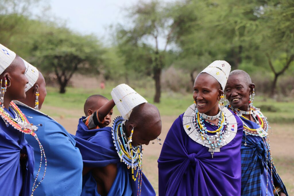 Women maasai in Tanzania