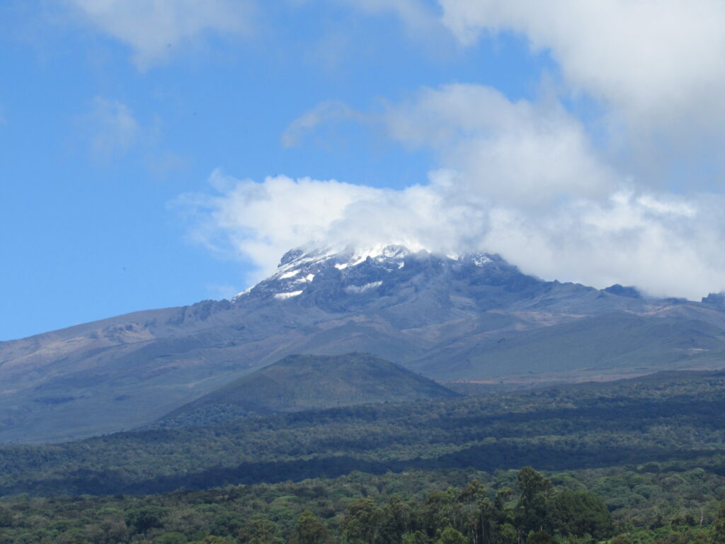 Moshi town Mt Kilimanjaro view